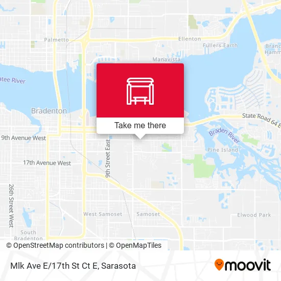 Mapa de Mlk Ave E/17th St Ct E