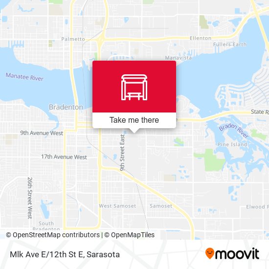 Mlk Ave E/12th St E map