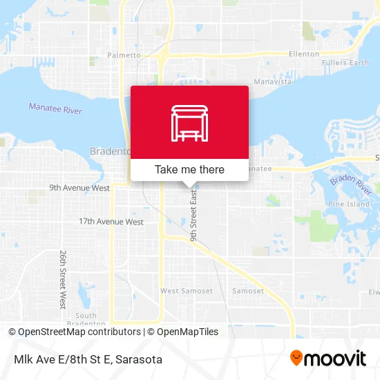 Mapa de Mlk Ave E/8th St E