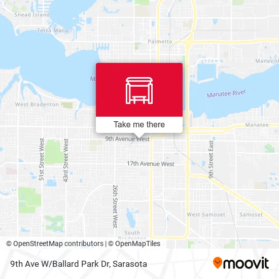 9th Ave W/Ballard Park Dr map
