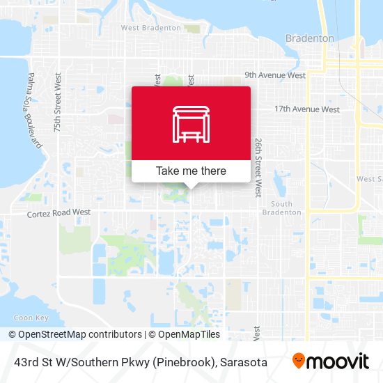 Mapa de 43rd St W / Southern Pkwy (Pinebrook)