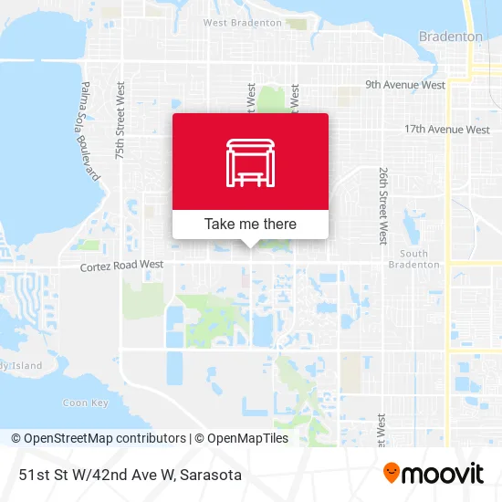 51st St W/42nd Ave W map