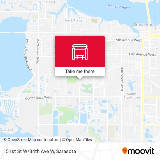 51st St W/34th Ave W map