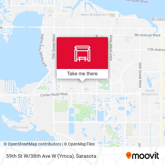 Mapa de 59th St W/38th Ave W (Ymca)