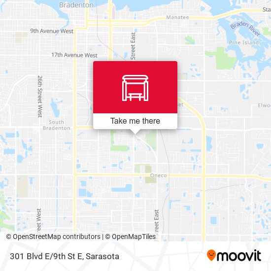 Mapa de 301 Blvd E/9th St E