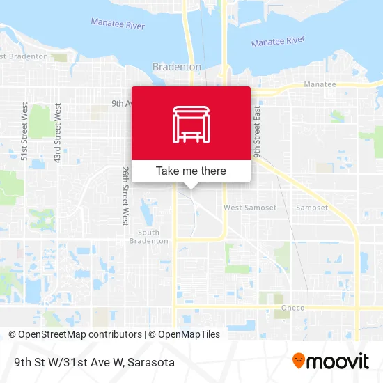 9th St W/31st Ave W map