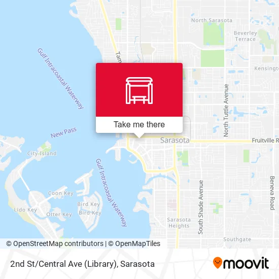 Mapa de 2nd St/Central Ave (Library)