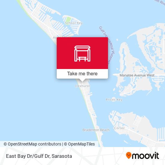 East Bay Dr/Gulf Dr map