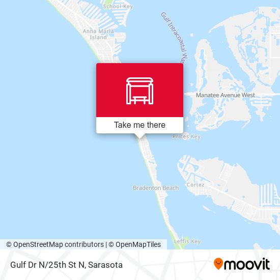 Gulf Dr N/25th St N map