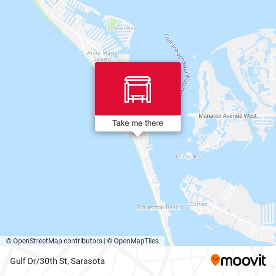 Gulf Dr/30th St map