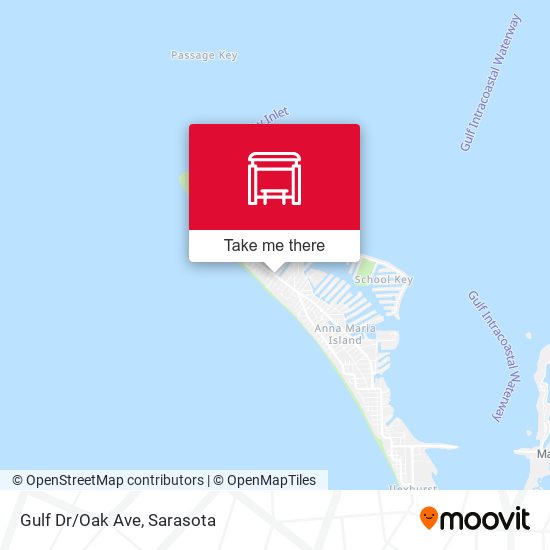 Mapa de Gulf Dr/Oak Ave