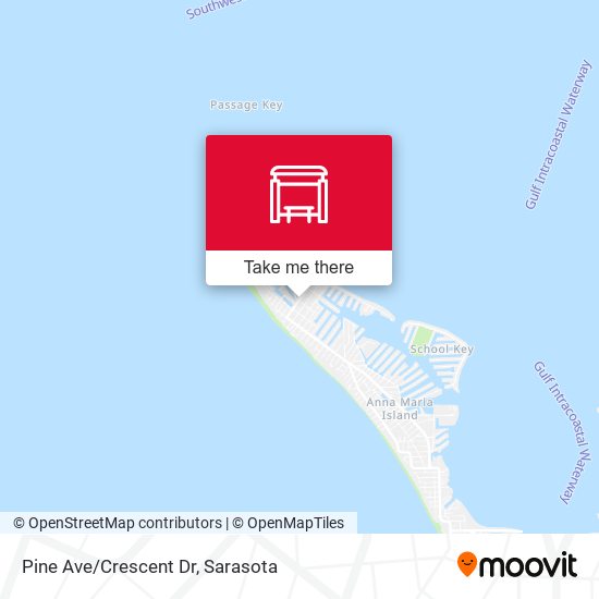 Pine Ave/Crescent Dr map