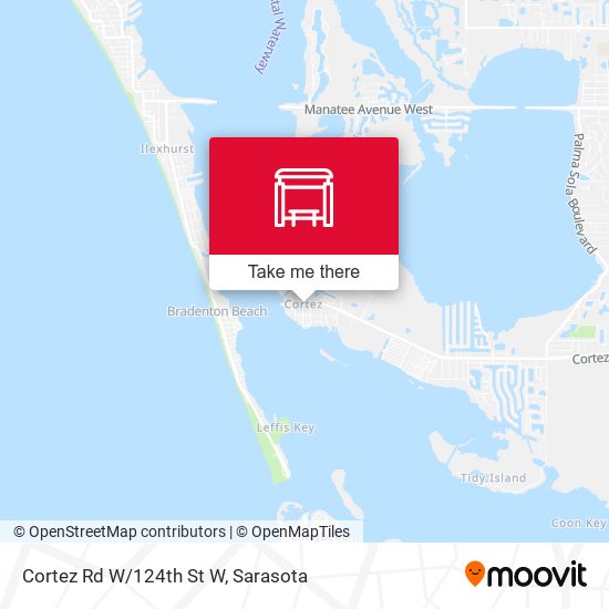 Cortez Rd W/124th St W map