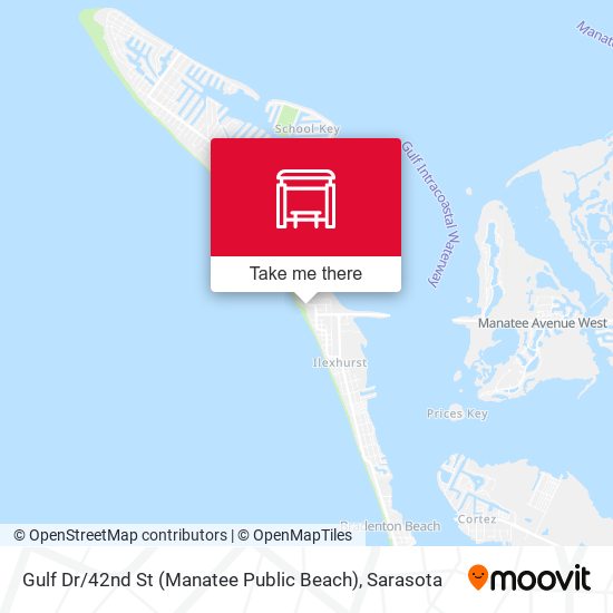 Gulf Dr / 42nd St (Manatee Public Beach) map