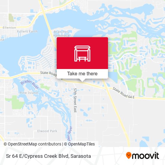 Mapa de Sr 64 E/Cypress Creek Blvd