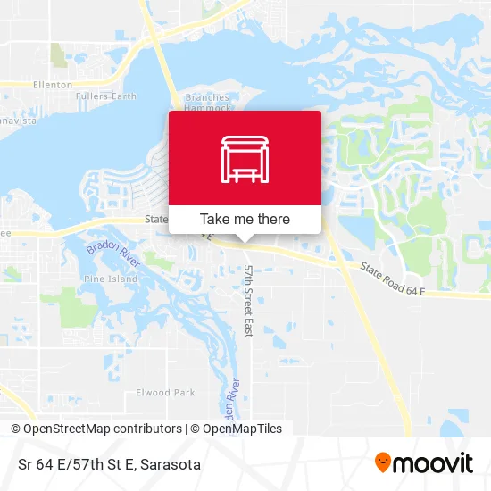Sr 64 E/57th St E map