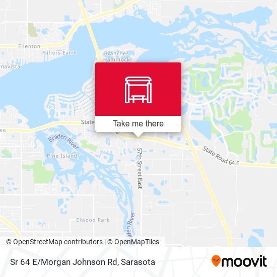 Sr 64 E/Morgan Johnson Rd map