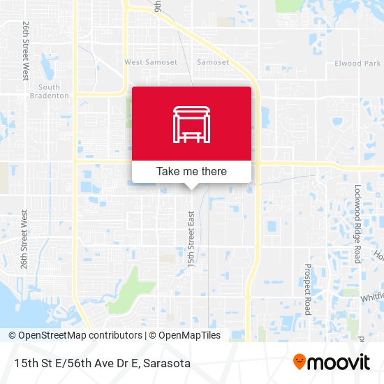 Mapa de 15th St E/56th Ave Dr E