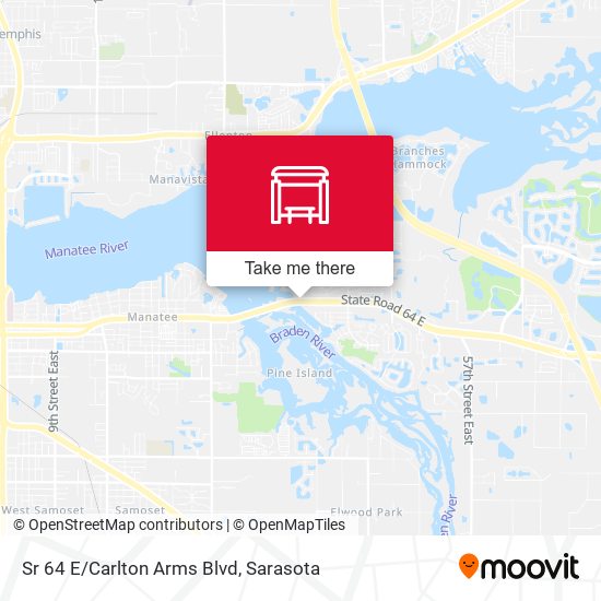 Sr 64 E/Carlton Arms Blvd map