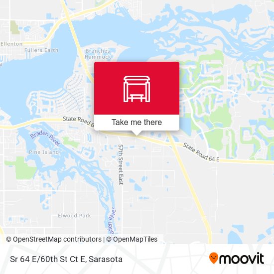 Mapa de Sr 64 E/60th St Ct E