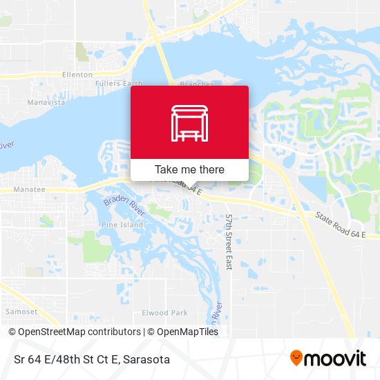 Mapa de Sr 64 E/48th St Ct E