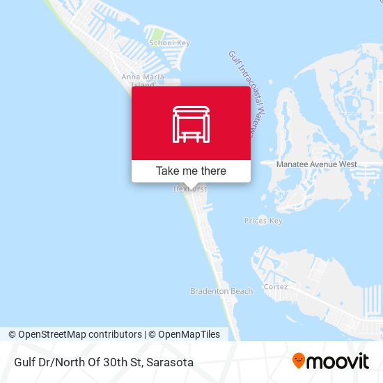 Gulf Dr/North Of 30th St map