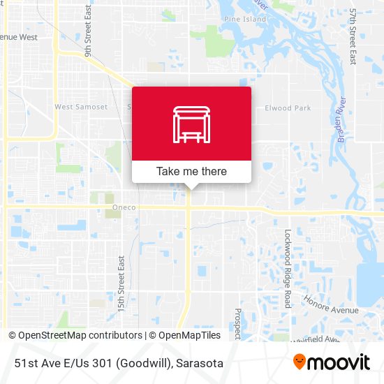 Mapa de 51st Ave E/Us 301 (Goodwill)