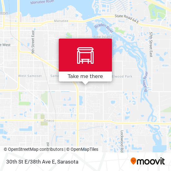 Mapa de 30th St E/38th Ave E