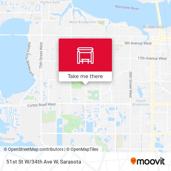 Mapa de 51st St W/34th Ave W
