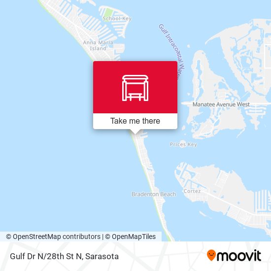 Gulf Dr N/28th St N map