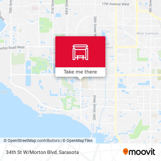 34th St W/Morton Blvd map