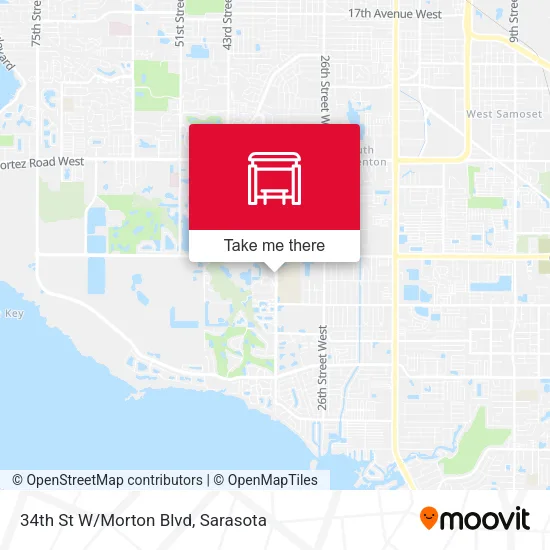34th St W/Morton Blvd map