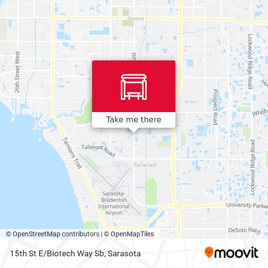 15th St E/Biotech Way Sb map