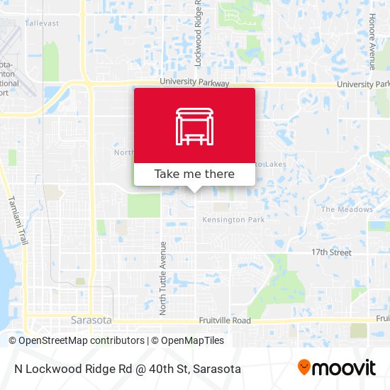 N Lockwood Ridge Rd @ 40th St map