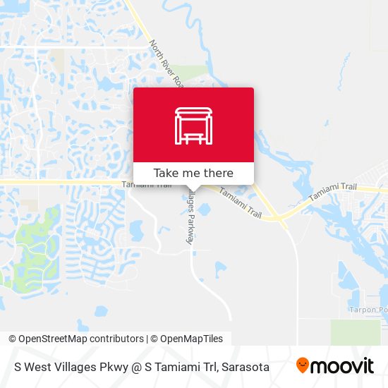 Mapa de S West Villages Pkwy @ S Tamiami Trl
