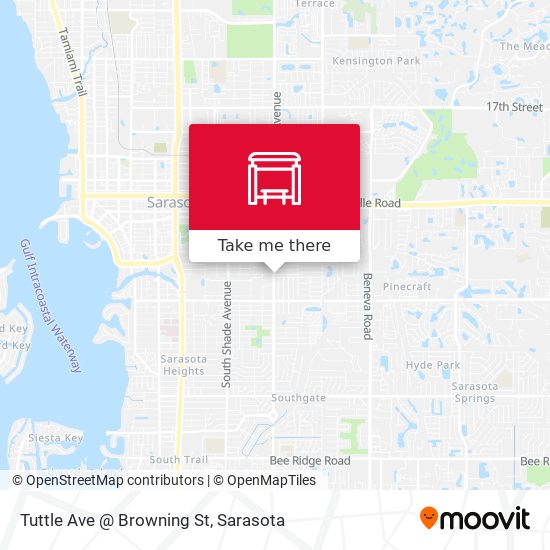 Tuttle Ave @ Browning St map