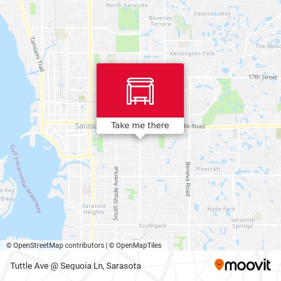Mapa de Tuttle Ave @ Sequoia Ln