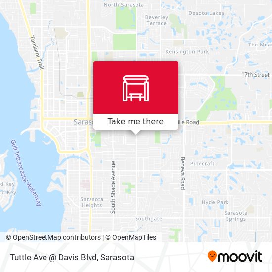 Tuttle Ave @ Davis Blvd map