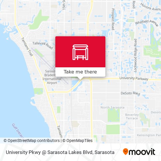 University Pkwy @ Sarasota Lakes Blvd map