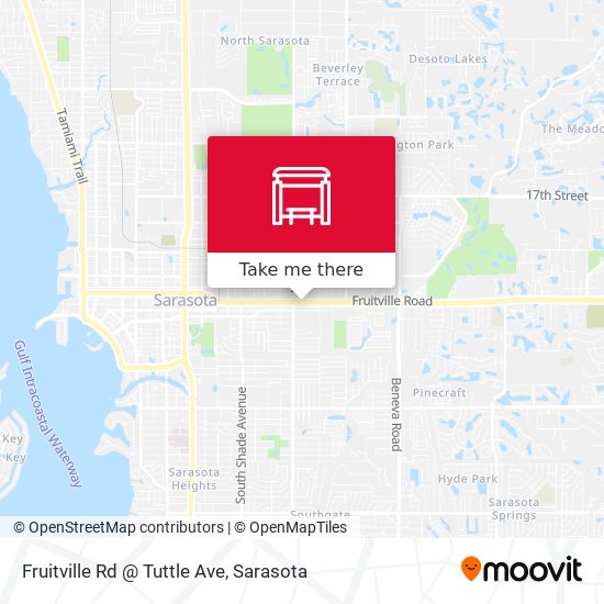 Fruitville Rd @ Tuttle Ave map