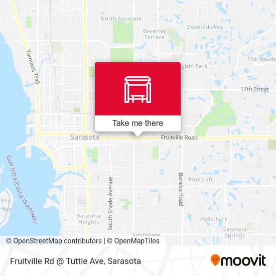 Mapa de Fruitville Rd @ Tuttle Ave