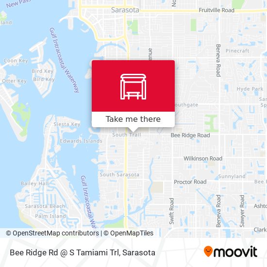 Mapa de Bee Ridge Rd @ S Tamiami Trl