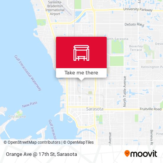 Mapa de Orange Ave @ 17th St