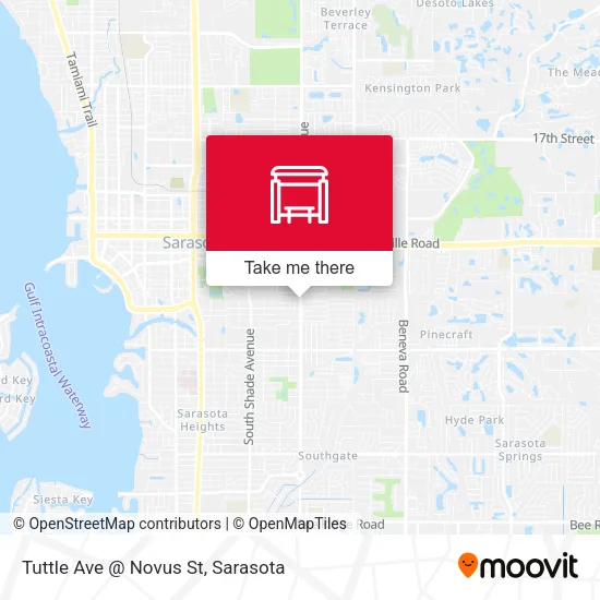 Mapa de Tuttle Ave @ Novus St