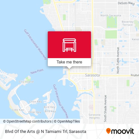 Blvd Of the Arts @ N Tamiami Trl map