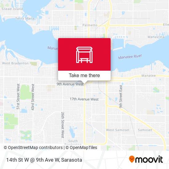 Mapa de 14th St W @ 9th Ave W
