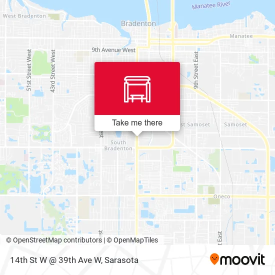 Mapa de 14th St W @ 39th Ave W