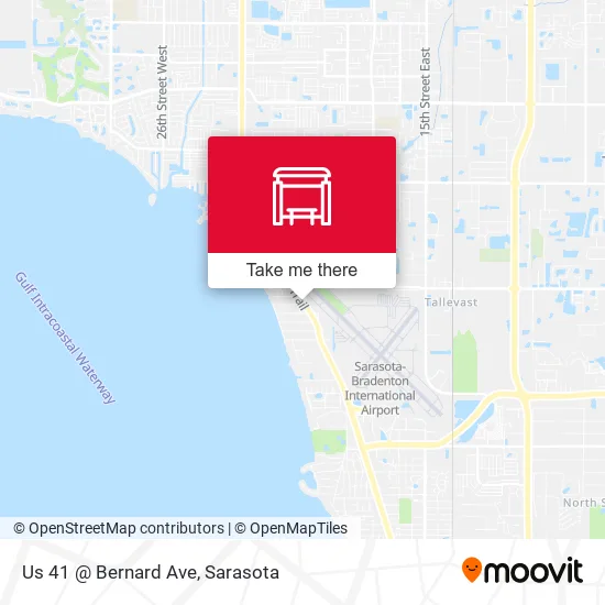 Us 41 @ Bernard Ave map