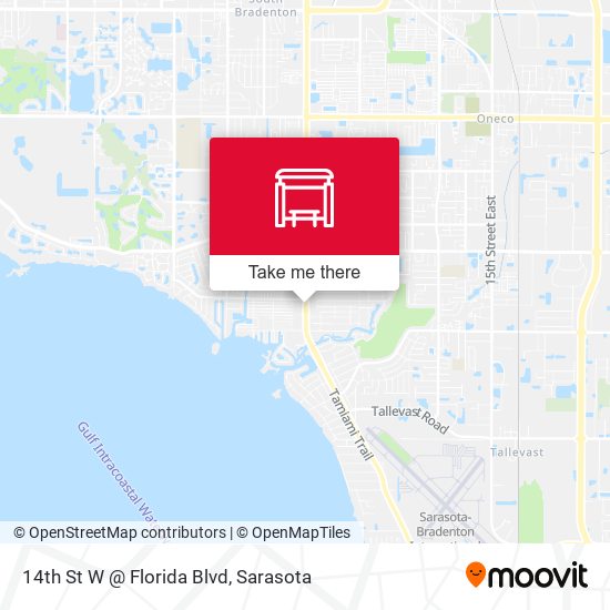 14th St W @ Florida Blvd map