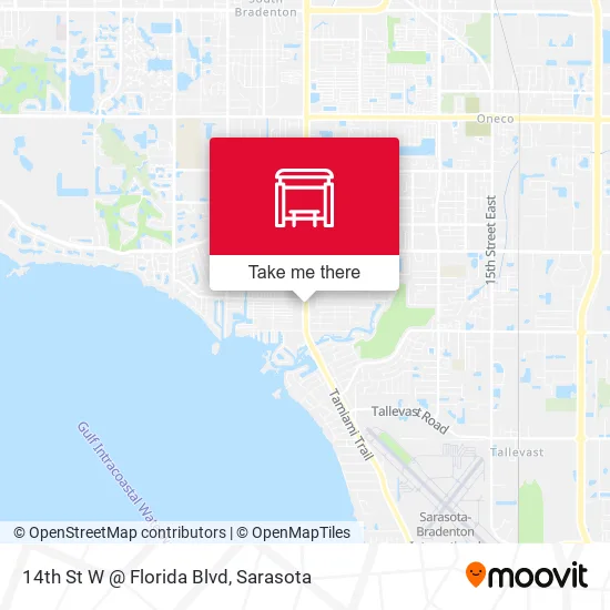 Mapa de 14th St W @ Florida Blvd